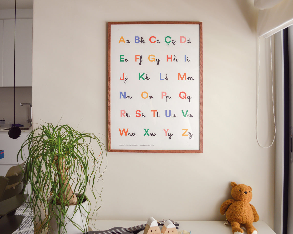 Lámina educativa "Alfabeto", 50x70 cm