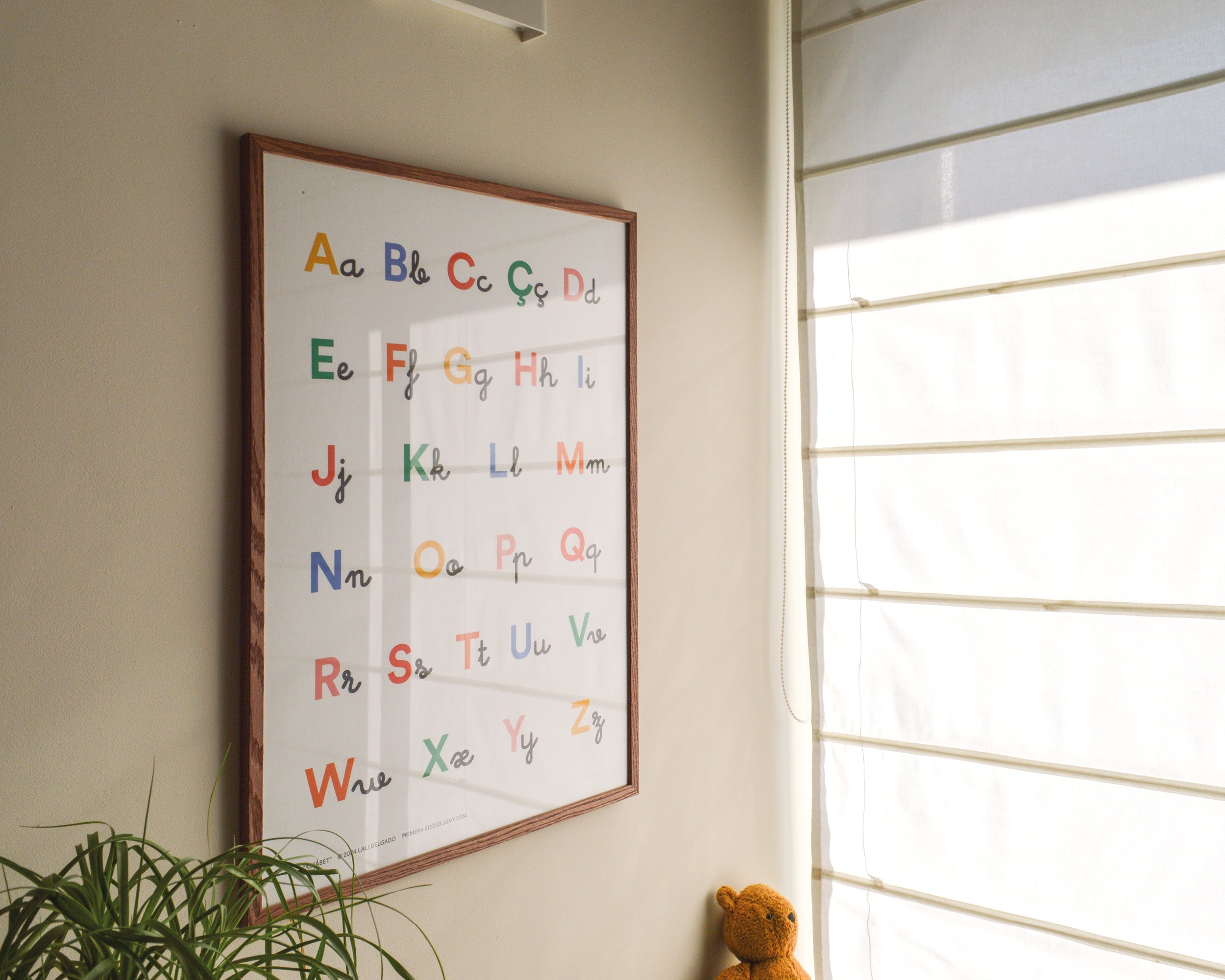 Lámina educativa "Alfabeto", 50x70 cm