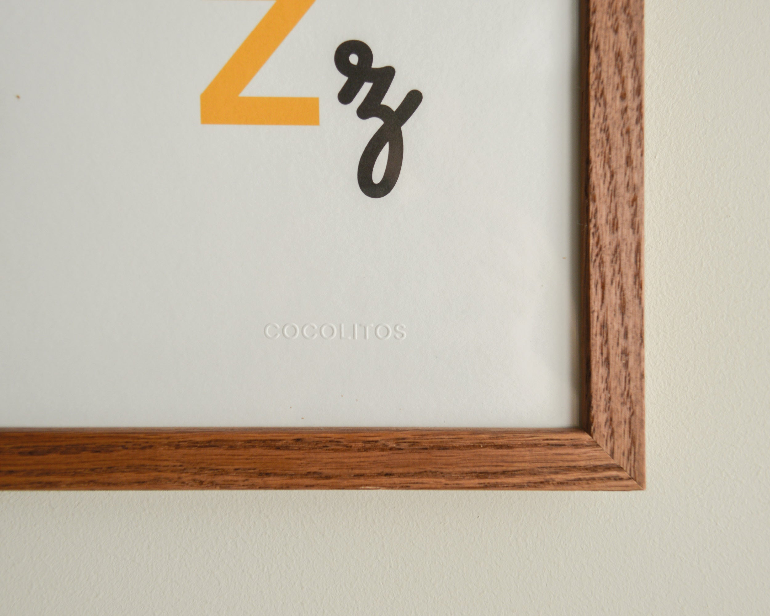 Lámina educativa "Alfabeto", 50x70 cm