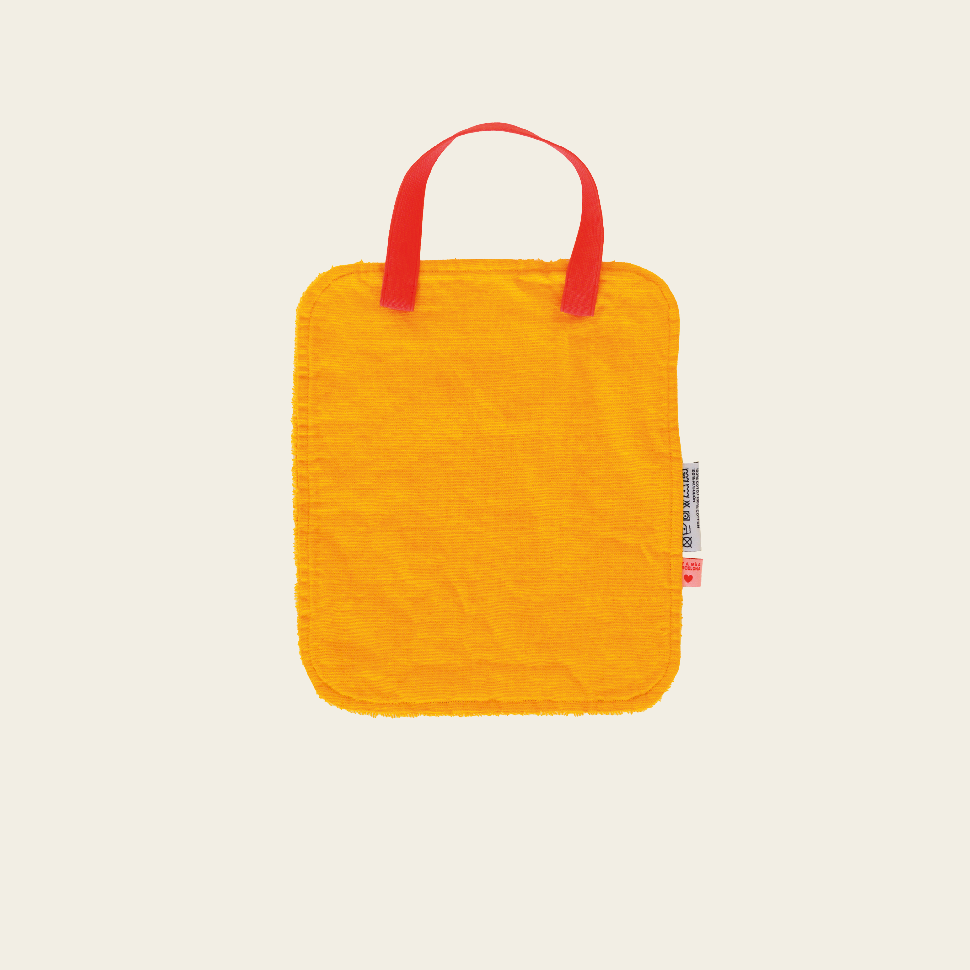 Babero ClicClic de algodón – Amarillo