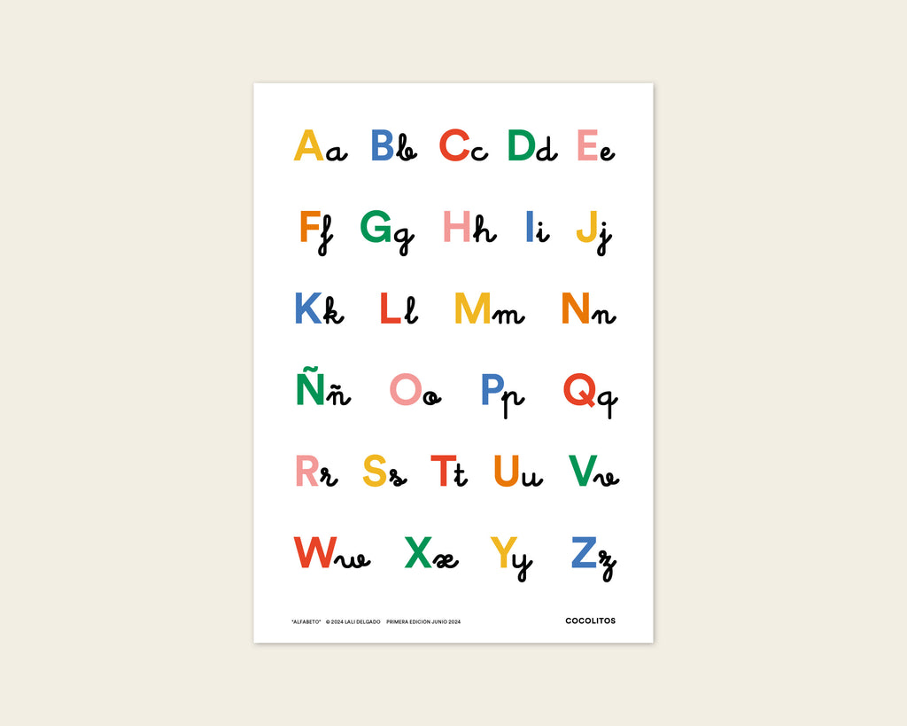 “Alphabet” Educational Poster, 50x70 cm