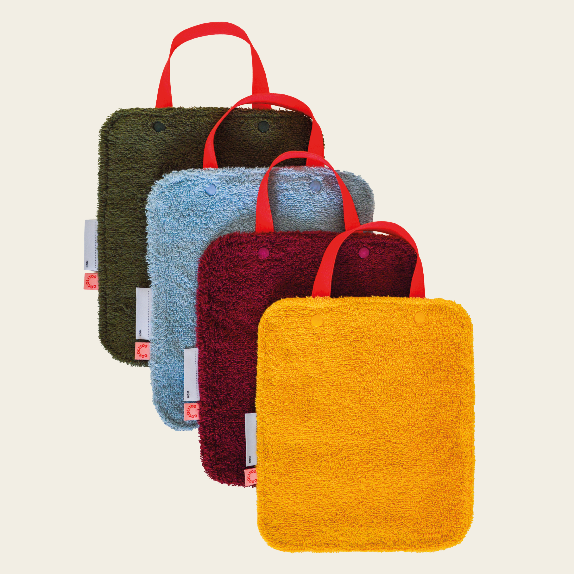 Pack of 4 cotton bibs – Large (3-6 years)