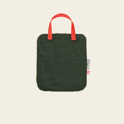 ClicClic Cotton Bib – Green