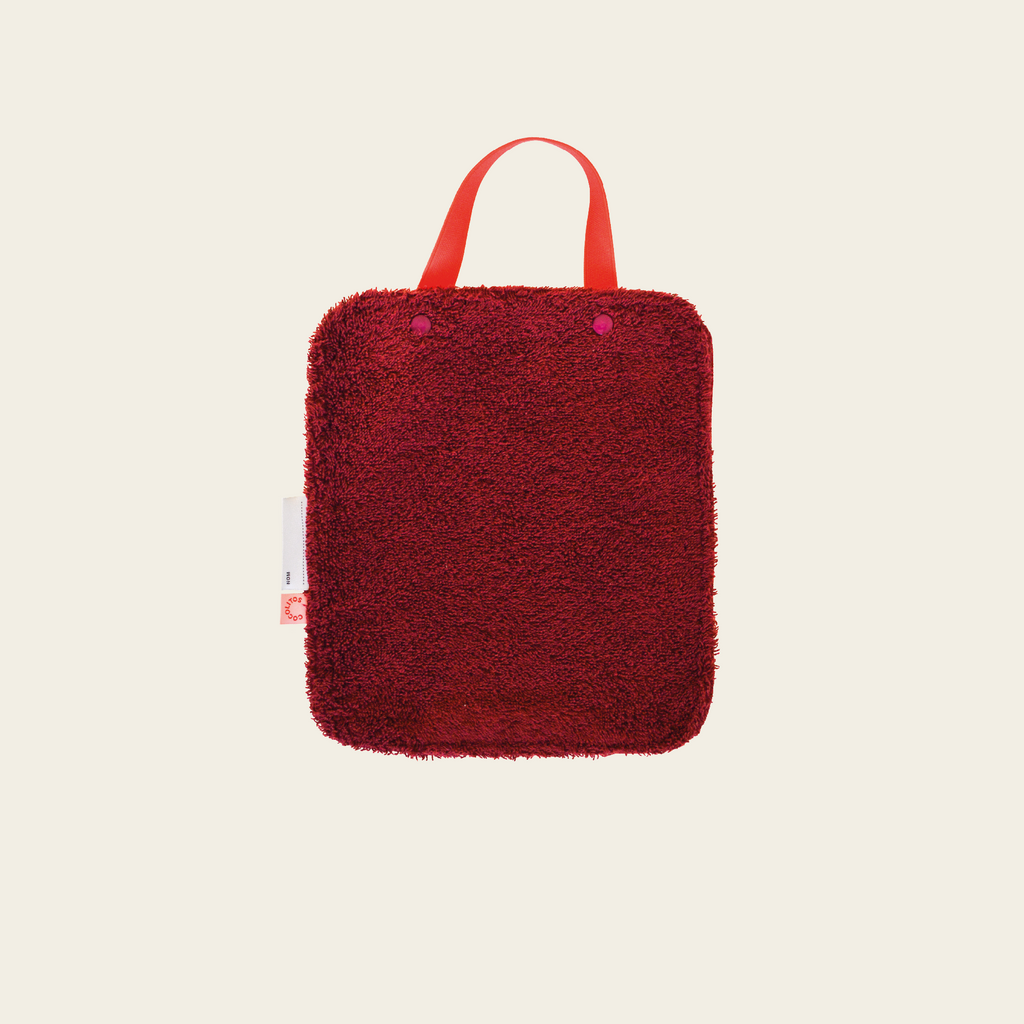 ClicClic Cotton Bib – Burgundy