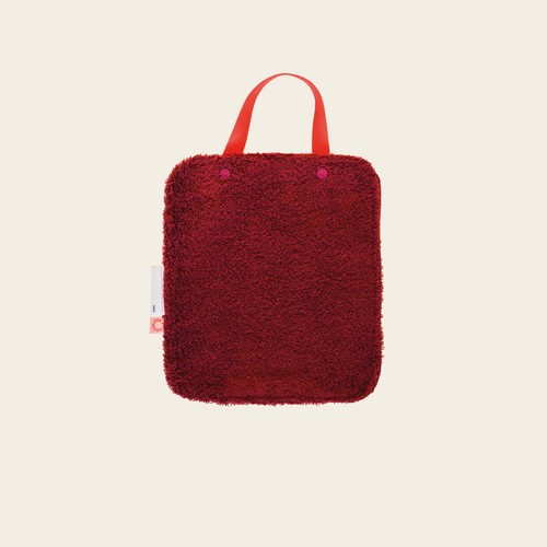 ClicClic Cotton Bib – Burgundy