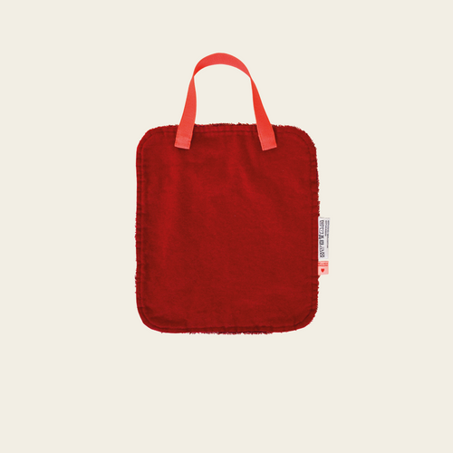 ClicClic Cotton Bib – Burgundy