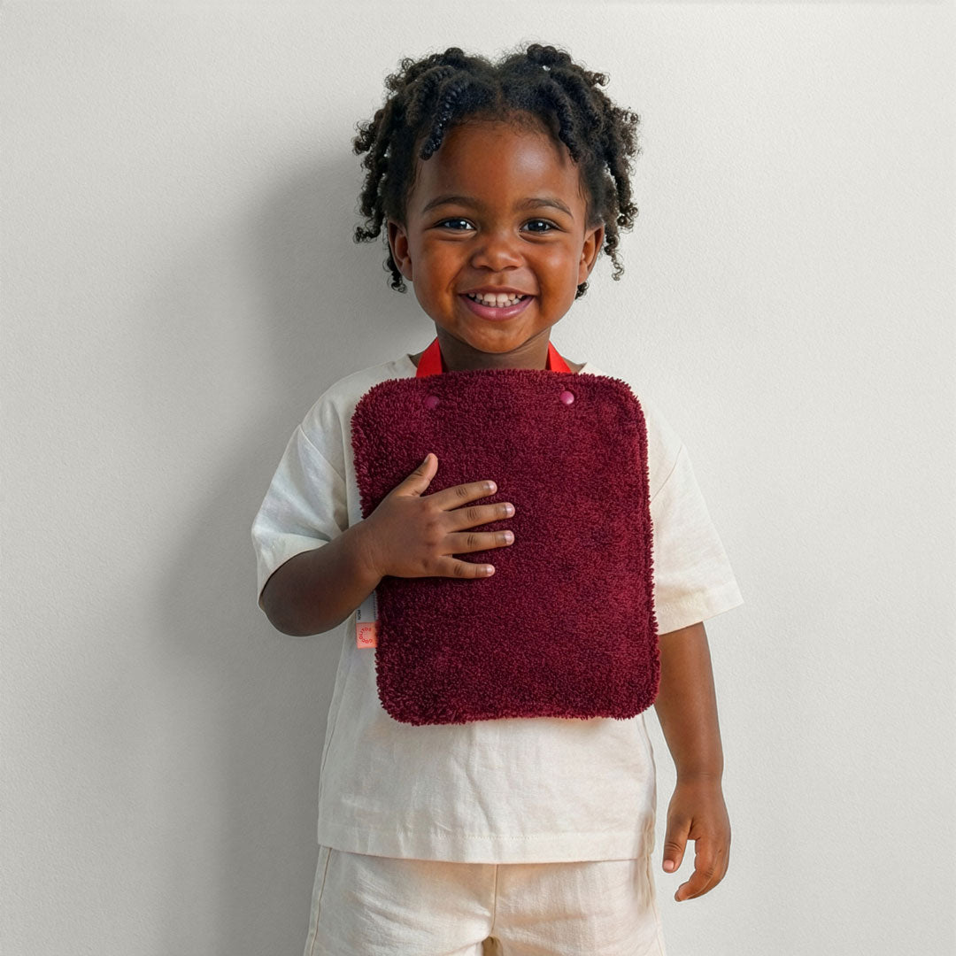 Babero evolutivo EvoClic – Granate