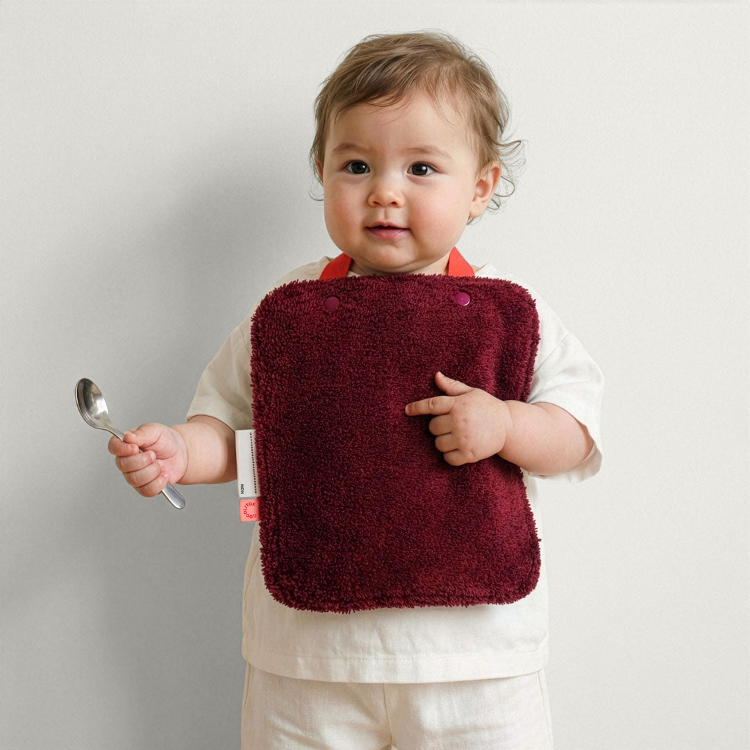 Babero evolutivo EvoClic – Granate