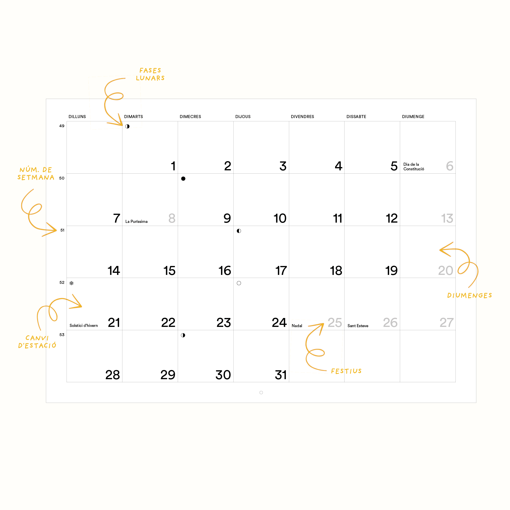 2026 Grand Calendar (Catalan)