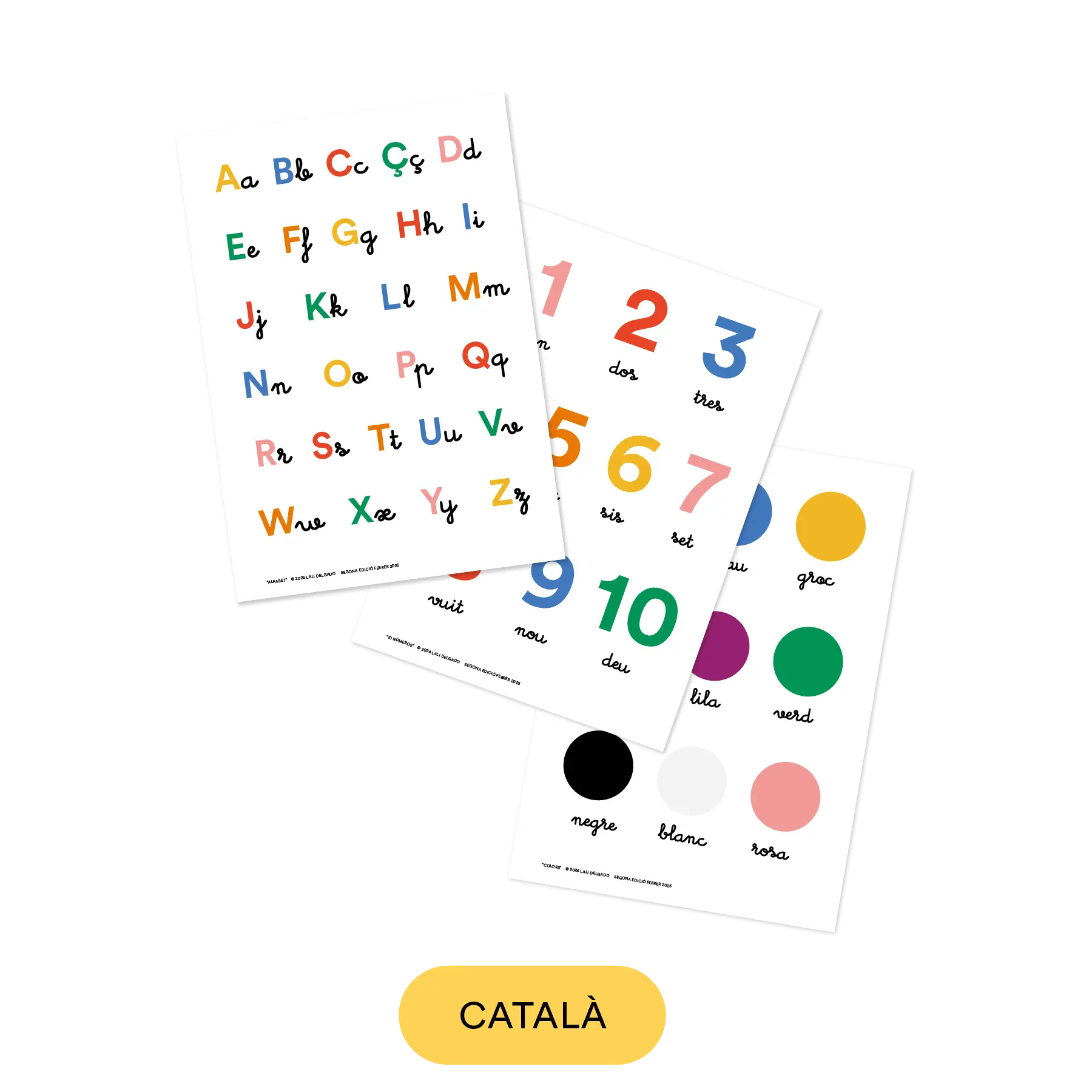 Cocolitos LexiPlay 3-Pack Posters: Català