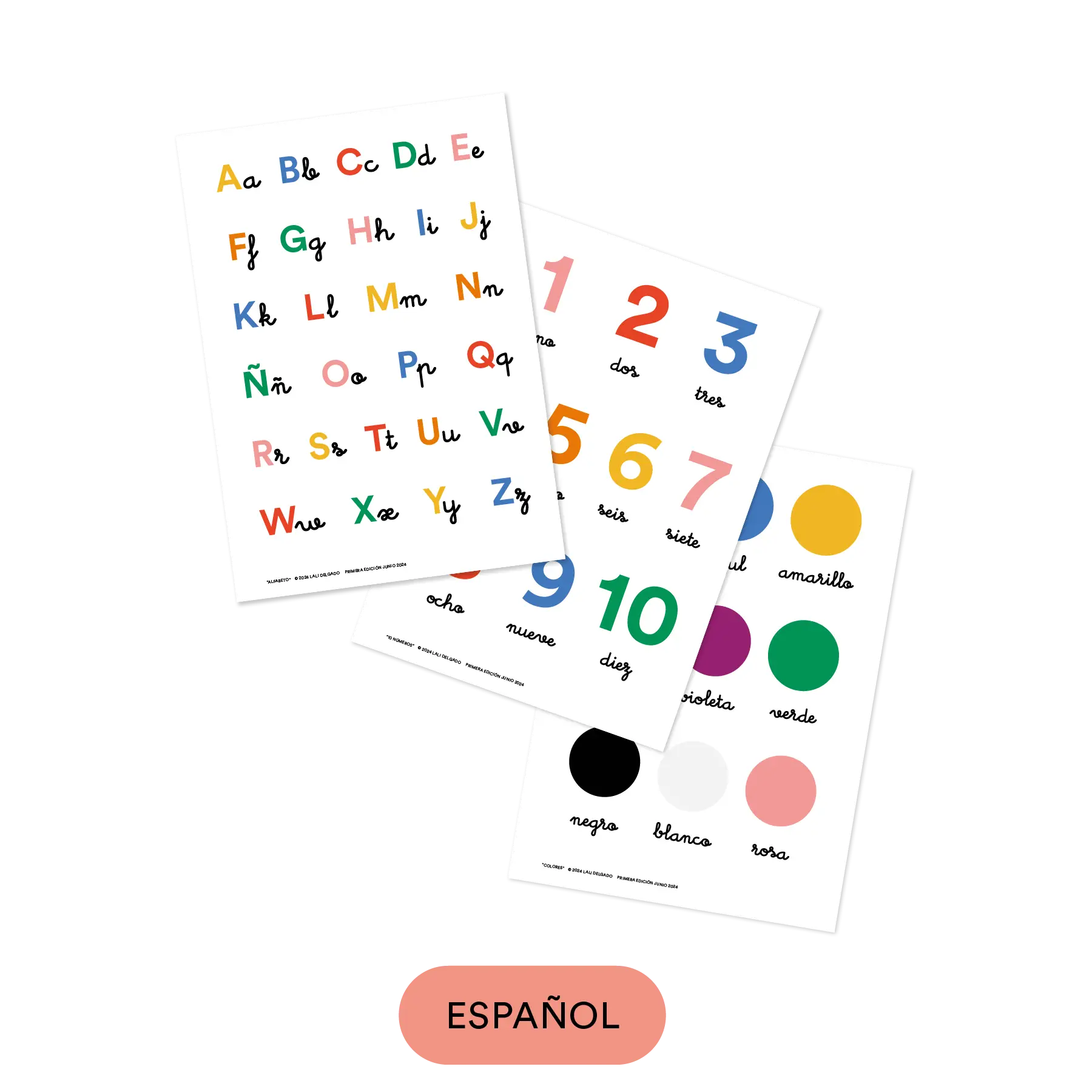 Cocolitos LexiPlay 3-Pack Posters: Español