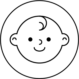 Cocolitos LexiPlay characteristics icon: Safe materials (Black)