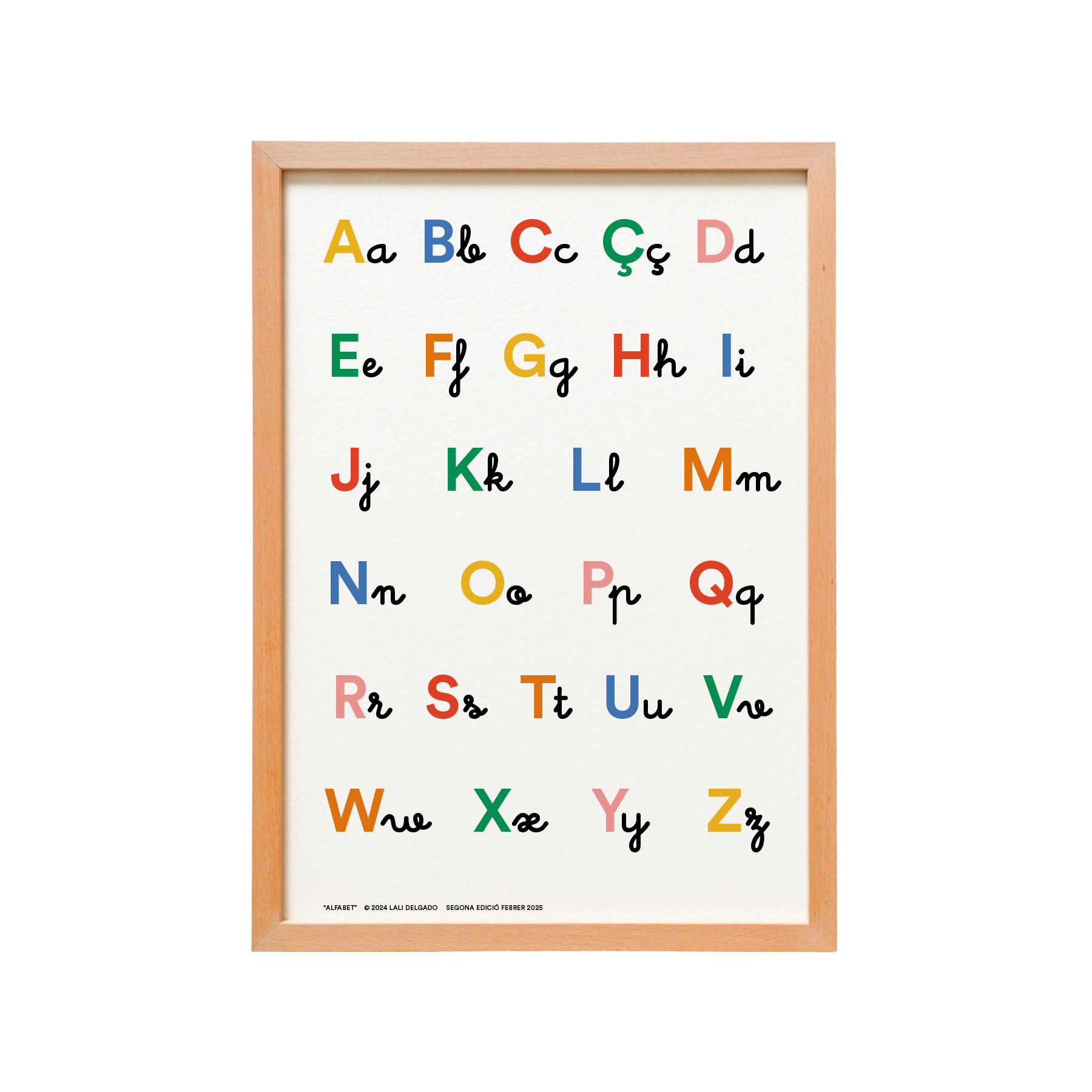 Póster educativo "Alfabeto", A3