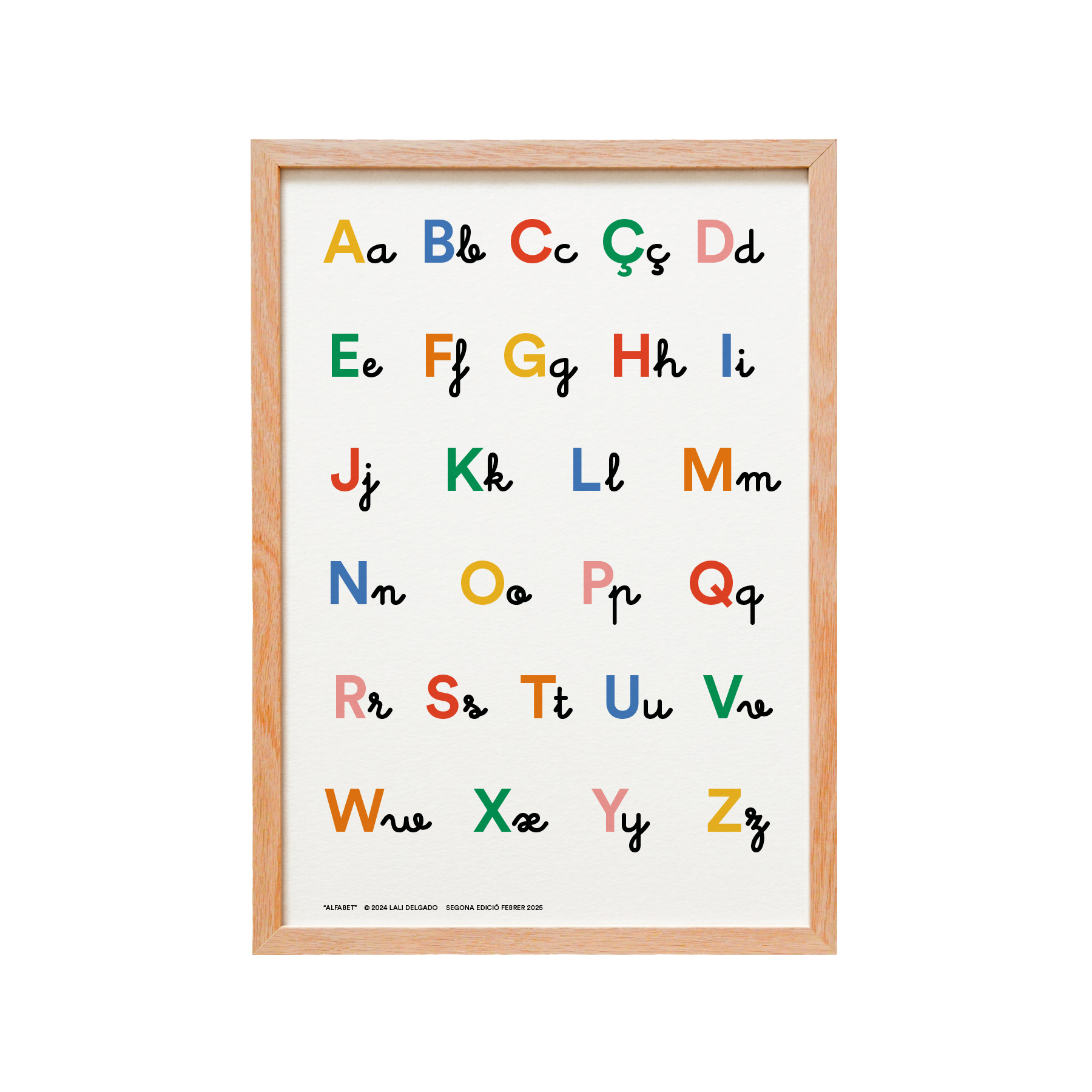 Póster educativo "Alfabeto", A3