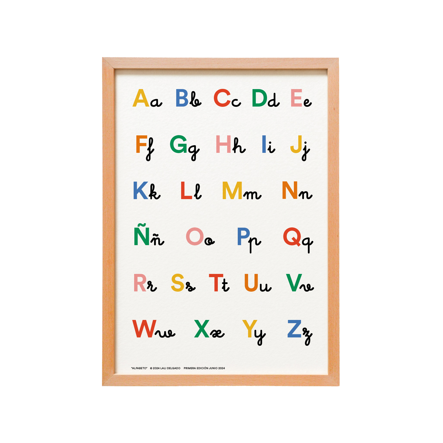 Póster educativo "Alfabeto", A3