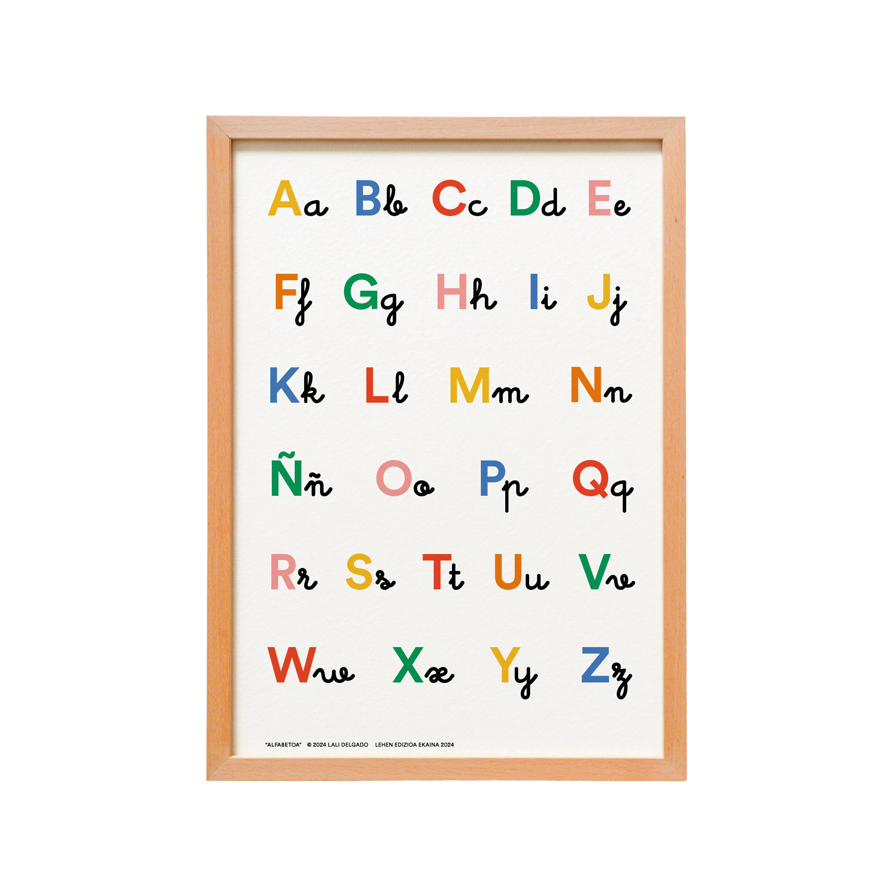 Póster educativo "Alfabeto", A3