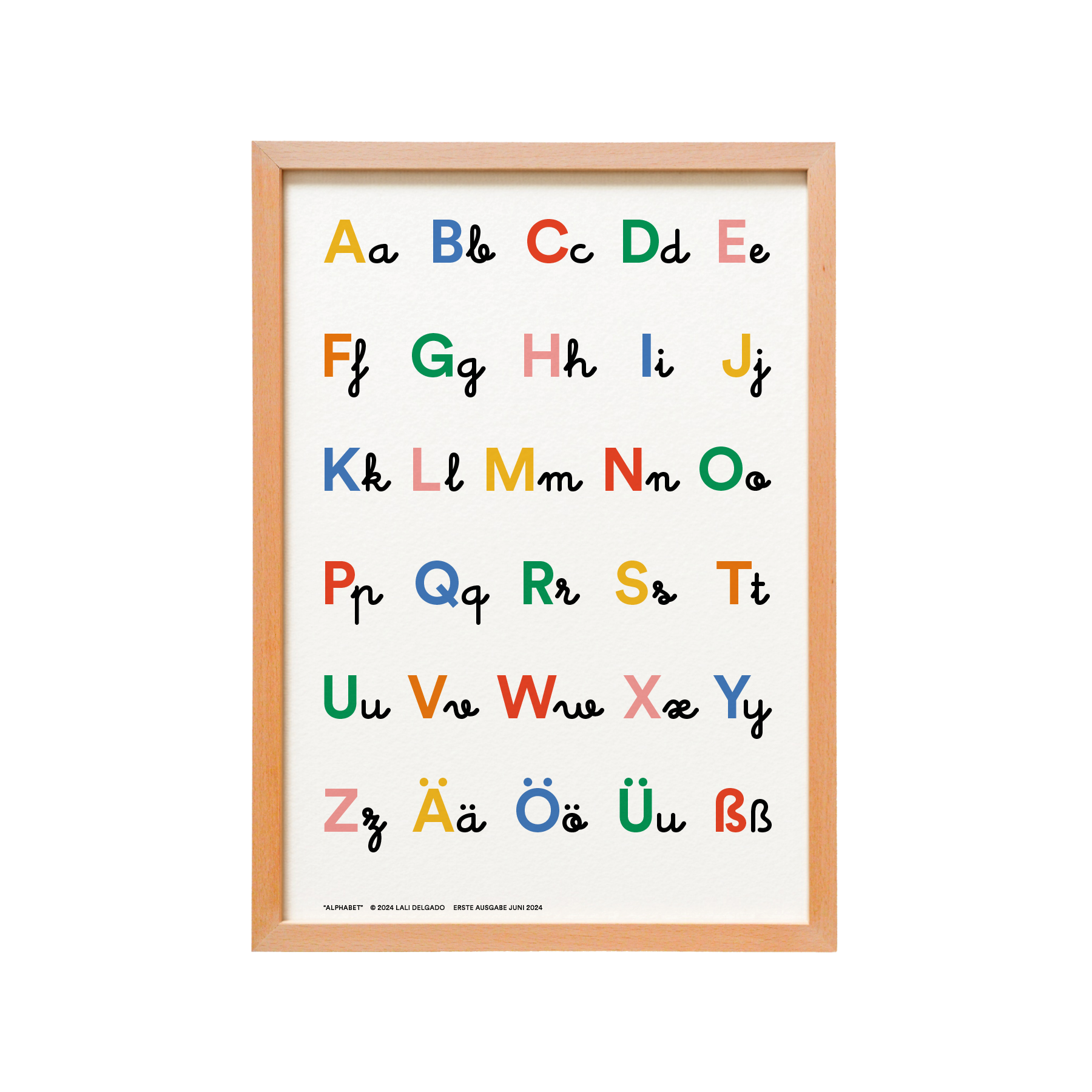 Póster educativo "Alfabeto", A3