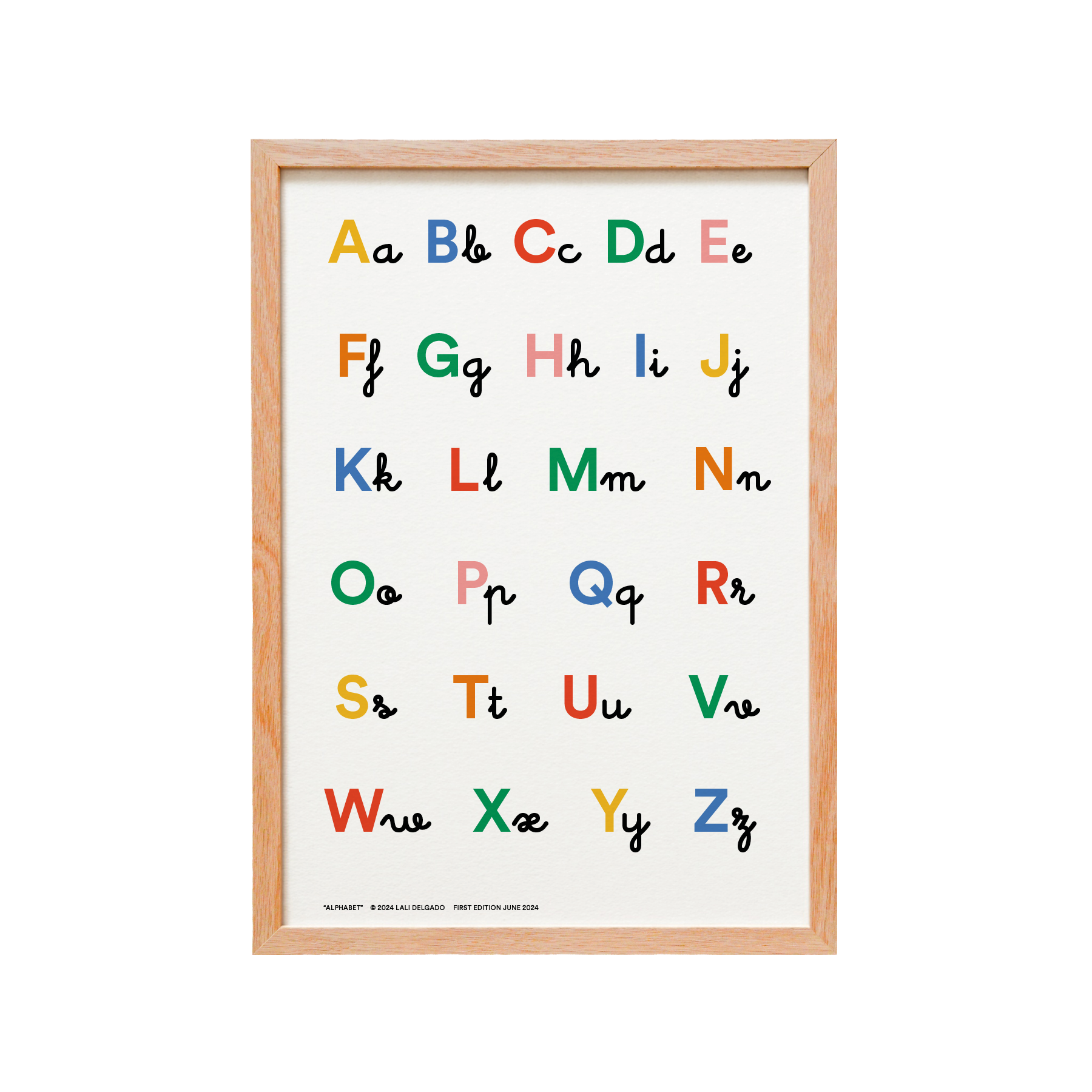 Póster educativo "Alfabeto", A3