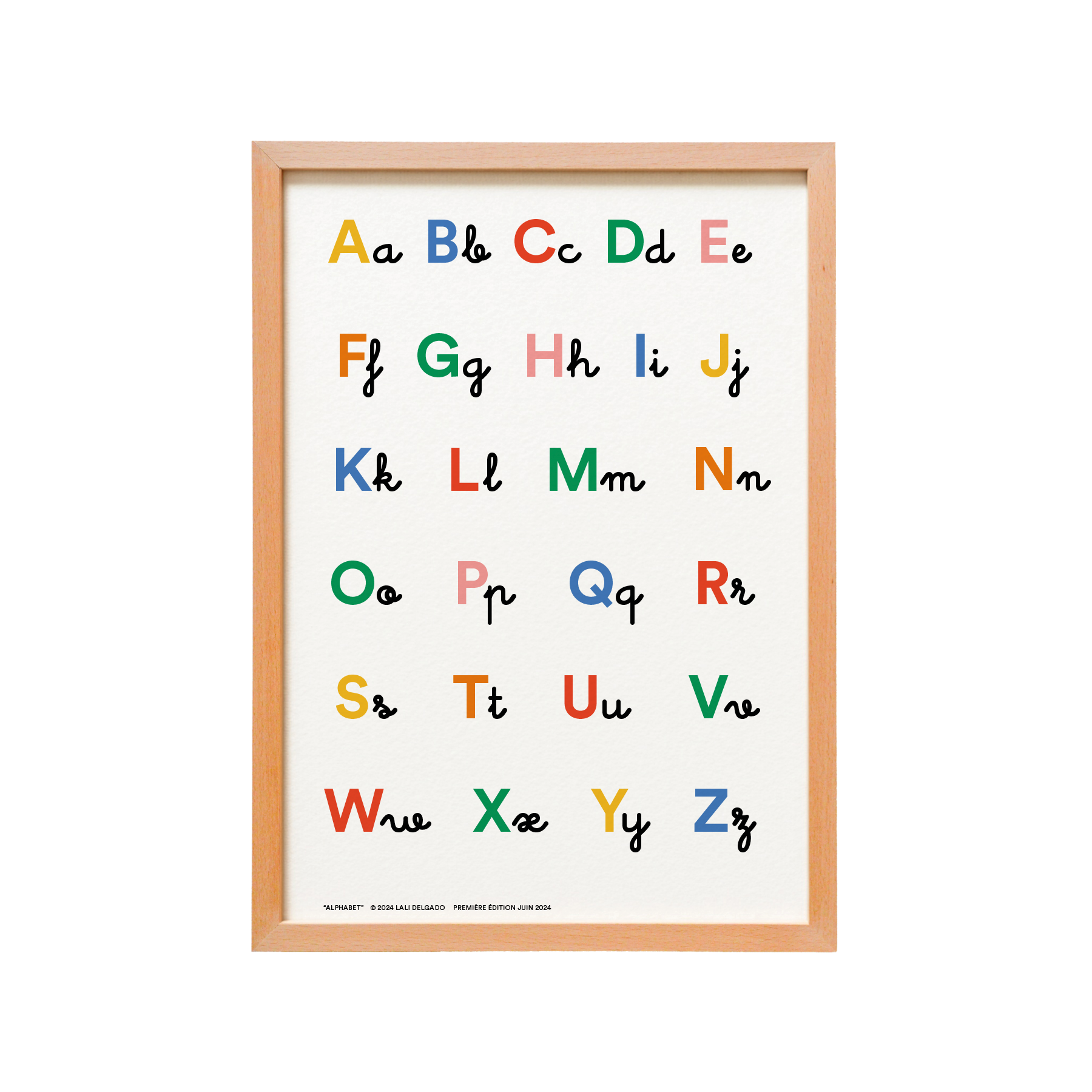 Póster educativo "Alfabeto", A3