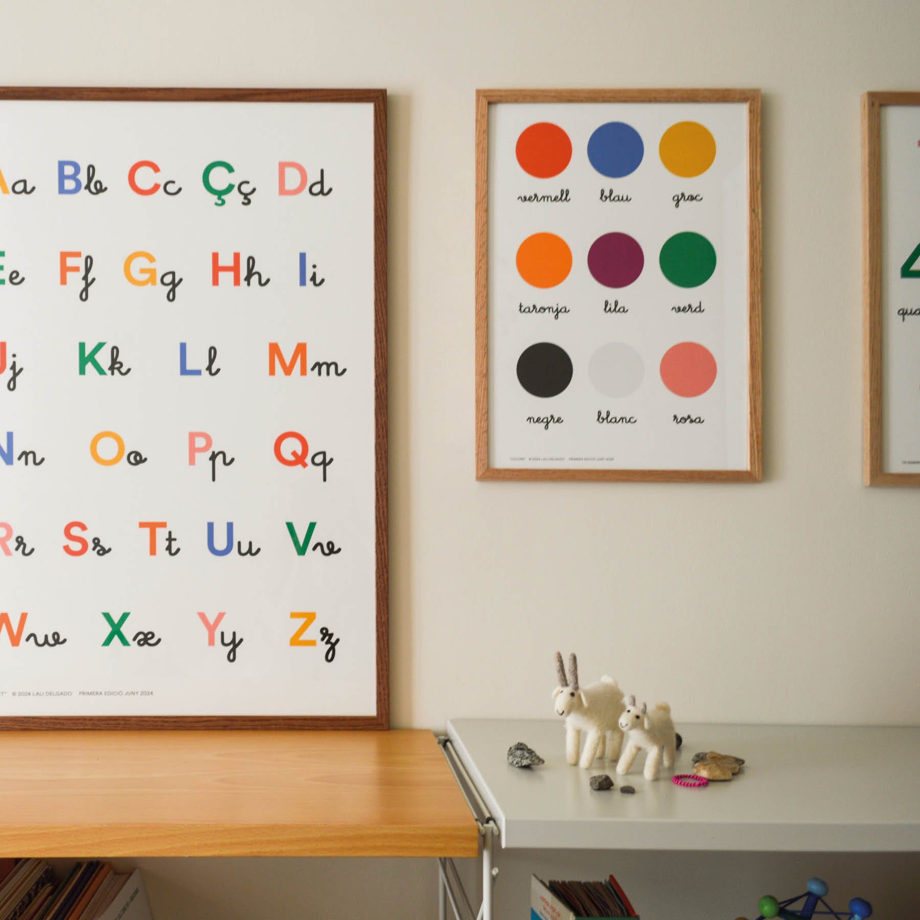 Póster educativo "Colores", A3