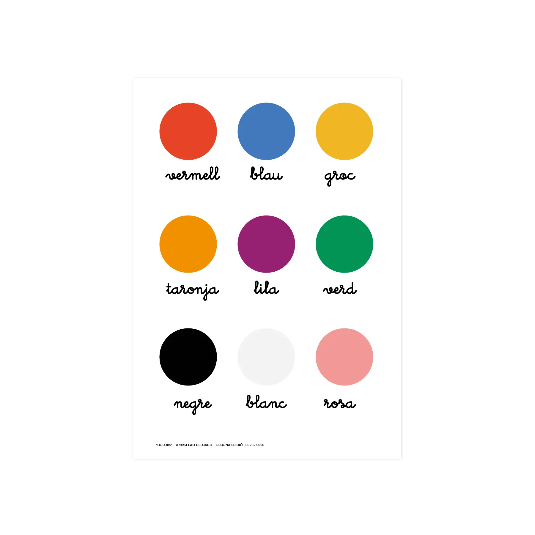 Cocolitos LexiPlay Poster "Colors" Català