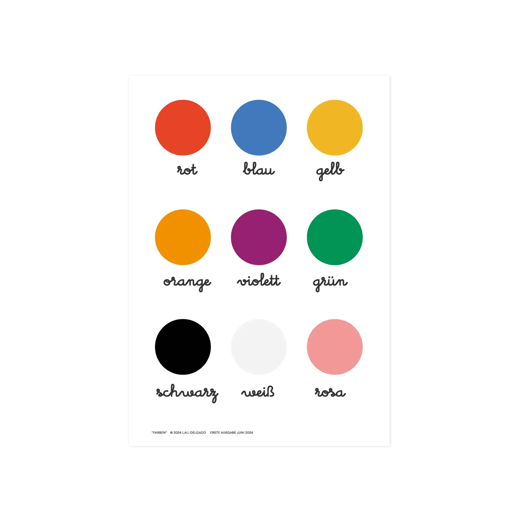 Cocolitos LexiPlay Poster "Farben" Deutsch