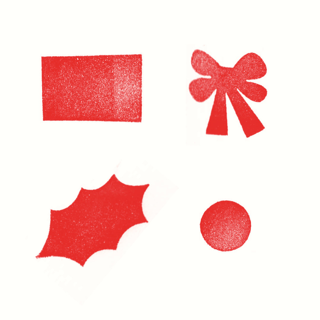 Sello de madera "Merry"