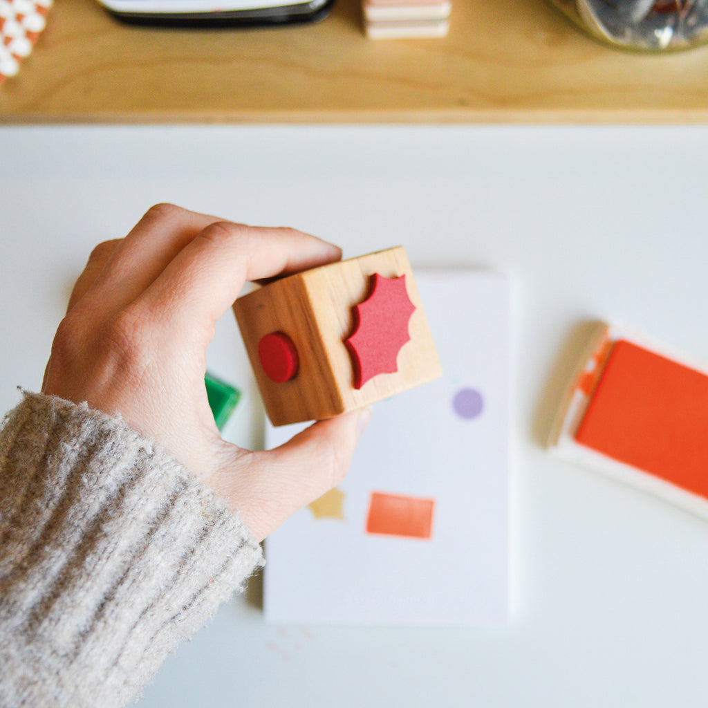 Sello de madera "Merry"