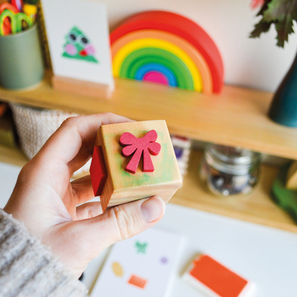 Sello de madera "Merry"