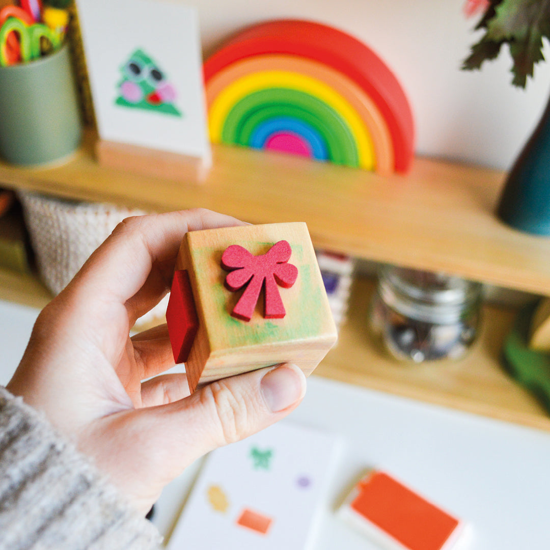 Sello de madera "Merry"