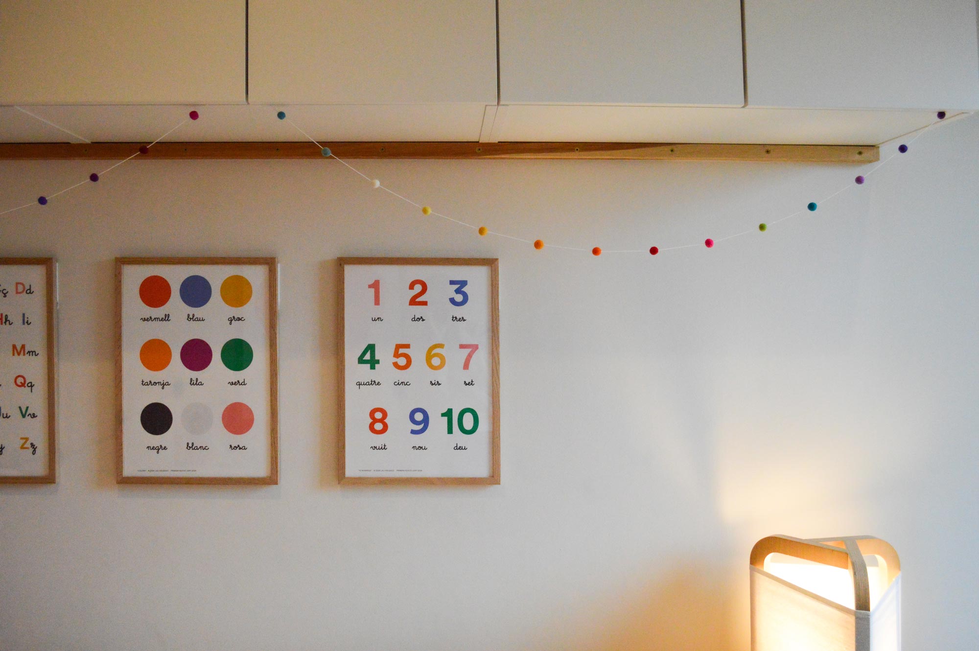 Láminas educativas para aprender letras, números y colores