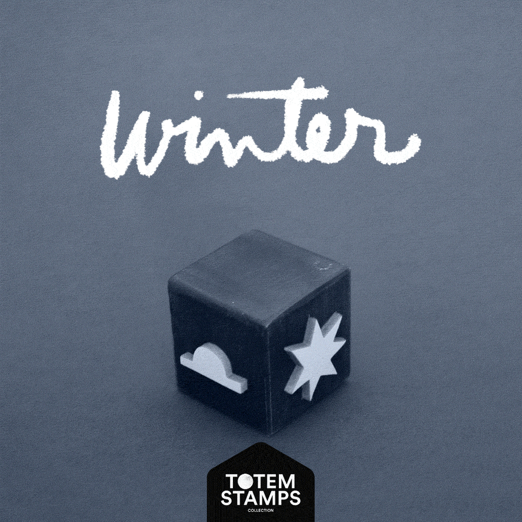 Sello de madera "Winter"