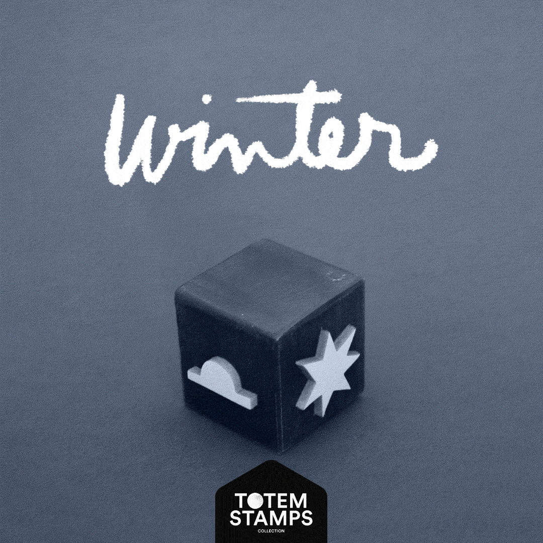 Sello de madera "Winter"